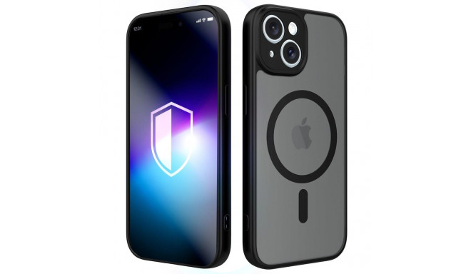 3mk Misty MagCase for iPhone 15 - Black