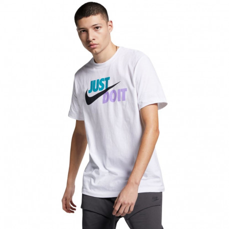 Meeste t-särk AR5006 101 Just Do It Swoosh 2XL, valge