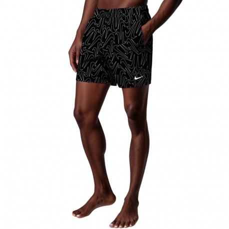 Nike ujuspüksid NESSG572 001 XL breaker tossed swoos 5" volley, must