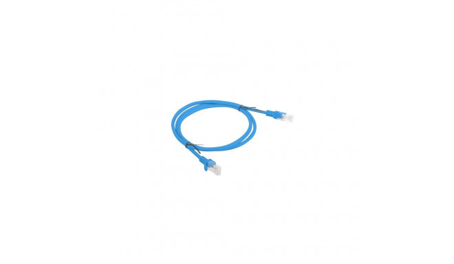 Lanberg patchcord RJ45, Cat. 5e, UTP, 1m, sinine