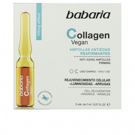 BABARIA COLAGENO VEGANO ampollas reafirmante intenso 5 x 2 ml