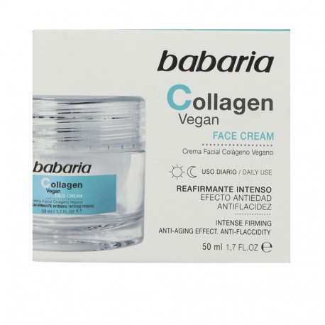 BABARIA COLAGENO VEGANO crema facial reafirmante intenso 50 ml