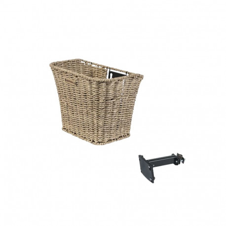 Esikorv BASIL Rattan Look FM, Seagrass (helepruun)