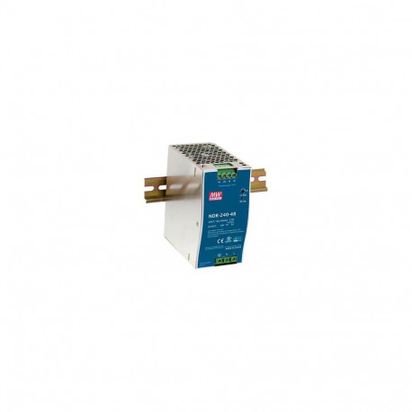 LevelOne 48V DC Industrial Power Supply, 240W, DIN-Rail, PoE Ready