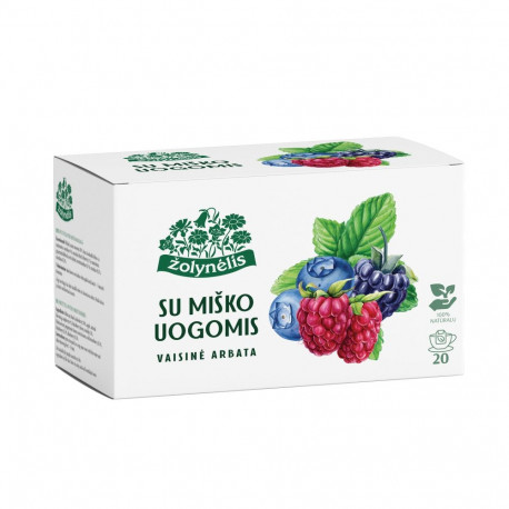 Puuviljatee ŽOLYNĖLIS metsmarjadega, 40 g (2 g × 20 tk) (2 tk)