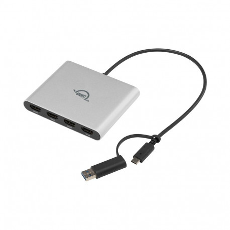 OWC USB-C Quad HDMI 4K Display Adapter with DisplayLink