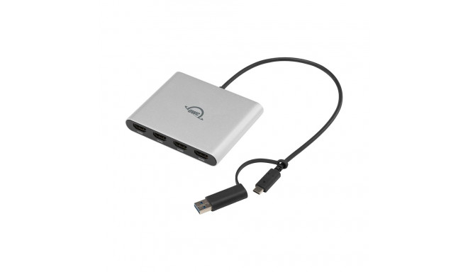 OWC USB-C Quad HDMI 4K Display Adapter with DisplayLink