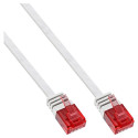 "Patchkabel flach U/UTP Cat6 weiß 2m"