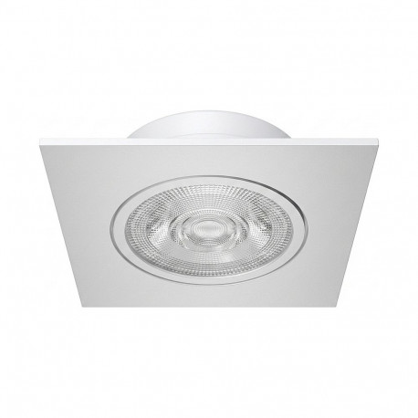 "Synergy 21 LED Deckeneinbauspot Helios weiß, quadratisch+schwenkbar, neutralweiß"