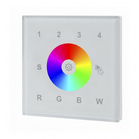 "Synergy 21 LED Serie EOS 03 DMX512 RGB-W Wandtaster weiss +WiFi"