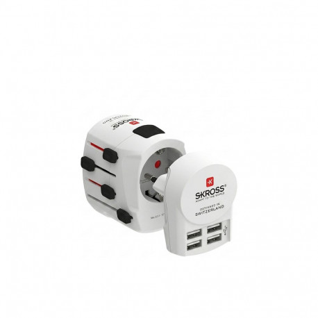 "Skross MUV USB 4xA Universal Reiseadapter, Weltweit"