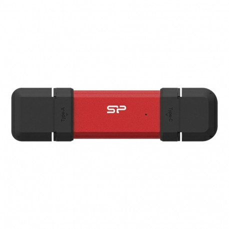 "STICK Silicon Power 500GB USB Stick DS72 Typ A+C 1050/850MB`s Red"