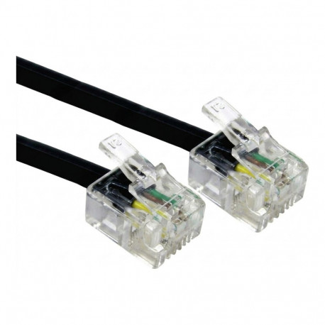 "EFB Modularkabel RJ12 (6/6) - RJ45 (8/8), schwarz, 15 m"