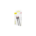 Baseus Type-C Cafule Cable 3A 1m Red + Black (CATKLF-B91)