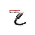 Baseus Lightning Cafule Cable 1.5A 2m Red + Black (CALKLF-C19)