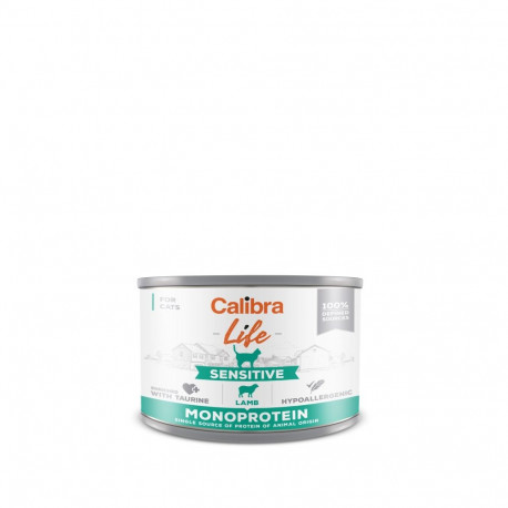 Calibra Life Sensitive Lamb canned food for cats 200g