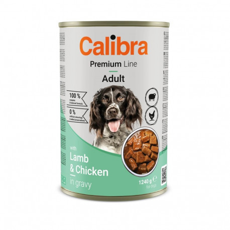 Calibra Premium Lamb & Chicken cannned food for dogs 1240g
