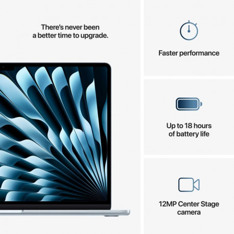 Apple MacBook Air 15.3 Retina M4 24GB 512GB SSD EN Sky Blue MC7D4ZE/A