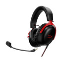 Headphones - HyperX Cloud III Gaming Headset, Memory Foam, Black/Red