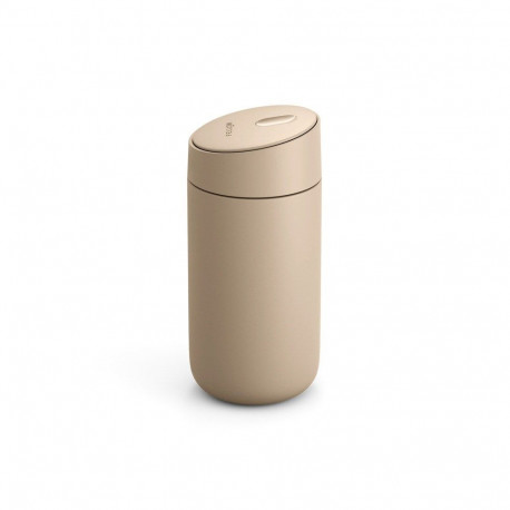 Thermal Mug - Fellow Carter Slide Mug, 473 ml, Leakproof, Ceramic Interior, Sand