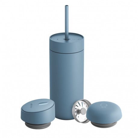 Thermal Mug - Fellow Carter Move Mug 473 ml, Vacuum Insulated, 3 Lids, Powder Blue