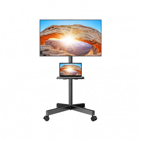 Mobile TV Stand - Perlegear PGTVMC06 23–60" TV Mount, 45 kg Capacity, Height Adjustable