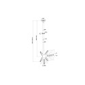 NEOMOUNTS tv/monitori laekinnitus 32-75inch 106-156cm kandevõime kuni 50kg täisliikuvusega kallutata