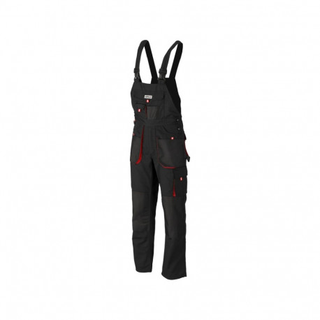 Yato töökombinesoon YT-8033, XL, 188-196 cm, 98-106 cm, 275 g/m², 65% polüester, 35% puuvill, must j