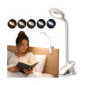 Mini Wozinsky Wireless LED Reading Lamp with Clip + USB-C Cable - White