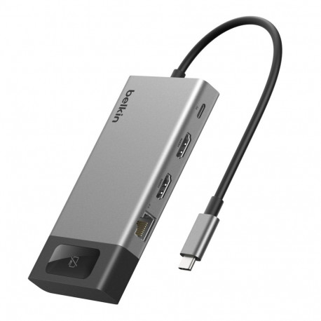 Belkin CONNECT 8-in-1 USB-C Hub for 2 Screens INC027hqSGY