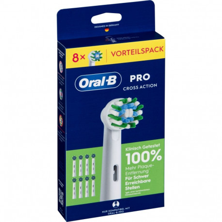 Oral-B Toothbrush Heads Pro CrossAction 8 pcs.