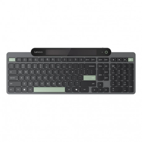 Lenovo klaviatuur 4Y41R69489 kodu- ja kontorikasutuseks Bluetooth-ühendusega US-inglise, must, rohel