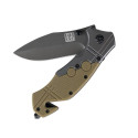 Commander Rescue 101 INC Knife, Black/Tan