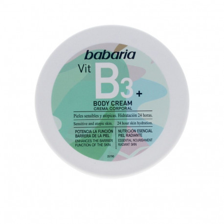 BABARIA kehakreem vitamiin B3+ 100% vegan 400ml
