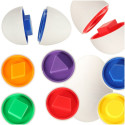 RoGer Kids Educational Shape & Color Matching Eggs 6pcs