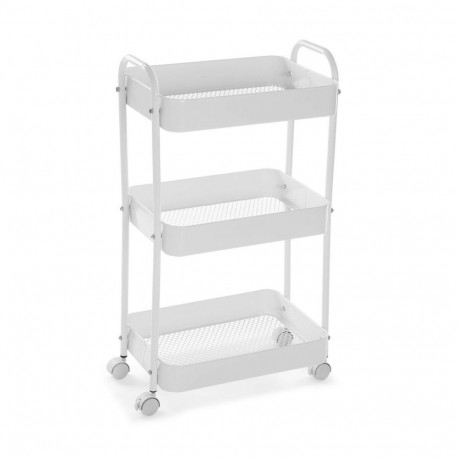 Köögikäru Versa Valge 30 x 76 x 46 cm Raud
