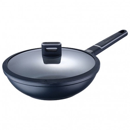 Wokipann Masterpro Indigo Must Alumiinium (Ø 28 cm)