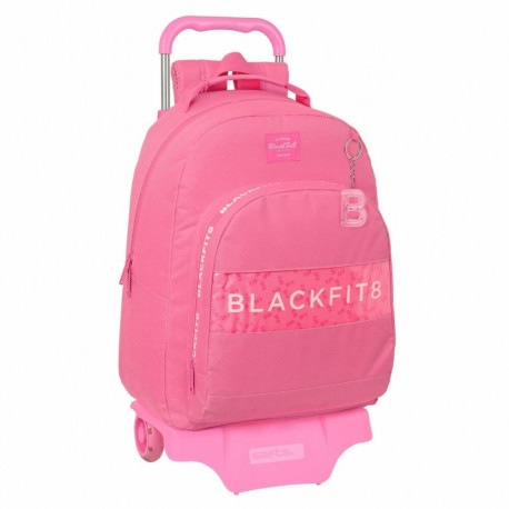 Ratastega koolikott BlackFit8 Glow up Roosa (32 x 42 x 15 cm)