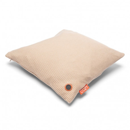 Bodi-Tek BT-CSHT2-K-BG-PB10 COZY Una Cushion Knitted & Power Bank 10000 mAh, Beige