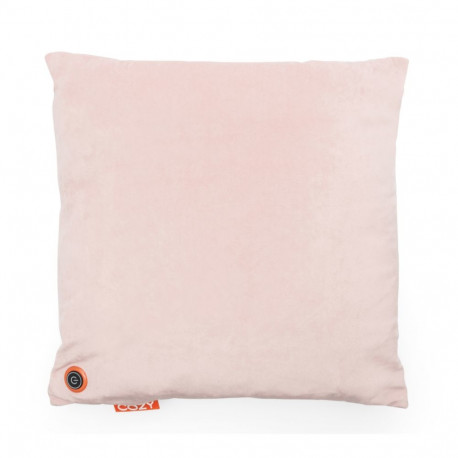 Bodi-Tek BT-CSHT2-V-LP-PB10 COZY Una Heated Comfort Cushion 45 x 45cm, Light Pink Velvet