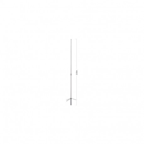 Diamond X-200N baasantenn VHF(6,0 dB) / UHF(8,0 dB), N-pesa