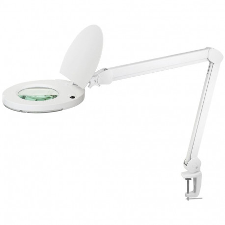 Luupvalgusti AIRAM XL 3D LED 8W/865  650lm, 6500K, 3D=1,75x, max H-820mm/ klambriga, valge