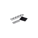 APC NetShelter Cable Management, Rings, Set of 5 small and 5 large, Black