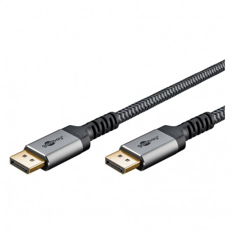 "Goobay Plus DisplayPort > HDMI Adapterkabel, 4K @ 60Hz (grau, 2 Meter)"