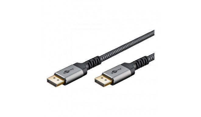 "Goobay Plus DisplayPort > HDMI Adapterkabel, 4K @ 60Hz (grau, 2 Meter)"