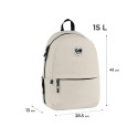 BACKPACK GOPACK TEENS 188M-1 BEIGE