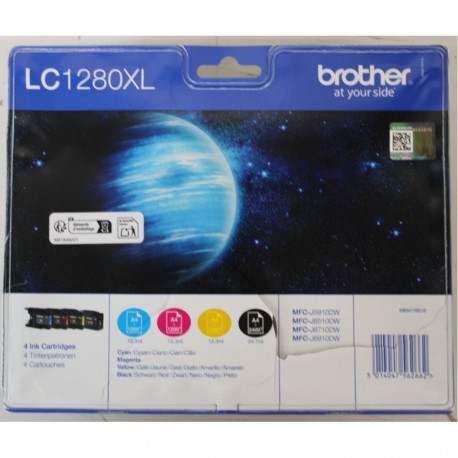 Brother SALE OUT. LC1280XL Multipack Ink Cartridge C/M/Y/BK | Multipack | LC1280XL | Ink Cartridge |