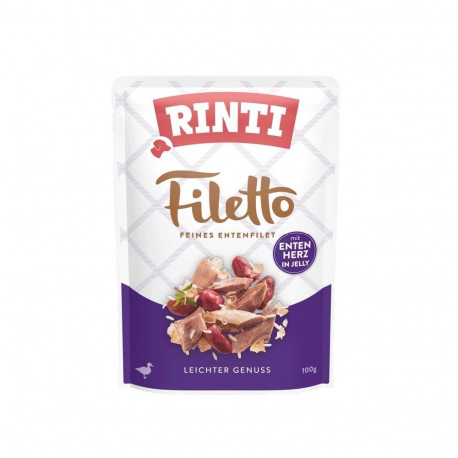 Dog Food - RINTI Filetto Chicken Fillet with Duck Hearts Wet 100g