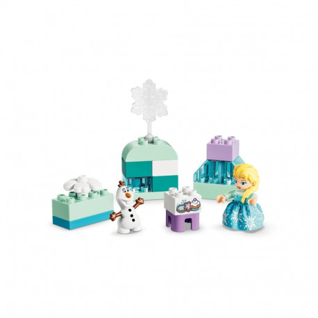 Toy Building Set - LEGO DUPLO 10462 Frozen Creative Box with 37 Elements and 2 Minifigures, Elsa and