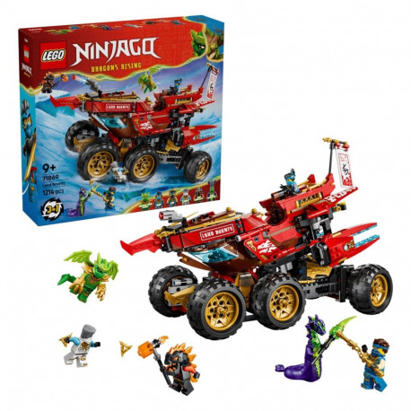 Toy Set - LEGO NINJAGO 71869 Land Bounty, 1214 Pieces, 6 Minifigures, 240 mm